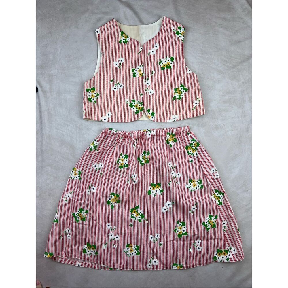 Vintage Mod 1970s Girls 2pc Set